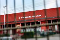 Picture of the Maurice Dufrasne (Sclessin) stadium ahead of a soccer match between Standard de Liege and Kaa Gent, Saturday 18 May 2024 in Liege, on day 9 (out of 10) of the Europe Play-offs of the 2023-2024 