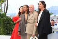 Selena Gomez, Zoe Saldana, Jacques Audiard, Karla Sofía Gascón attend the "Emilia Perez" Photocall at the 77th annual Cannes Film Festival at Palais des Festivals on May 19, 2024 in Cannes, France. Photo: DGP/imageSPACE /Sipa