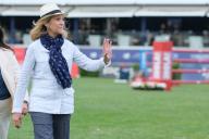 Princess Elena of Borbon iduring the Longines Global Champions Tour Madrid at Club de Campo Villa de Madrid on May 19, 2024, in Madrid, Spain
