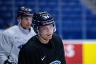 240523 Mikael Granlund of Finland at a practice session during the 2024 IIHF Ice Hockey World Championship on May 23, 2024 in Ostrava. Photo: Maxim Thoré / BILDBYRÅN / kod MT / MT0599 ishockey ice hockey ishockey-vm träning practice sweden 2024 iihf ice hockey world championship bbeng (Photo by MAXIM THORE/Bildbyran/Sipa USA