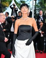 Cannes, 77th Cannes Film Festival 2024, Tenth Evening. Red carpet of the film "L\'Amour Ouf" In the photo: Nadine Abdel Aziz (Photo by Manuele Mangiarotti \/ ipa-agency\/IPA\/Sipa USA