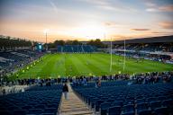 A general view of RDS Arena during the United Rugby Championship Round 18 match between Leinster Rugby and Connacht Rugby at RDS Arena in Dublin, Ireland on May 31, 2024 (Photo by Andrew SURMA\/ SIPA USA