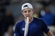 Tallon Griekspoor of Netherlands reacts during his match against Alexander Zverev of Germany during 2024 French Open - Day 7 at Roland Garros on June 1, 2024 in Paris, France. (Photo by Just Pictures) (Photo by Eurasia Sport Images/Just Pictures/Sipa USA