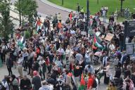 Demonstrations in support Palestine, in Utrecht, Netherlands on June 2, 2024. Photo by Taim Mouneb/Abaca/Sipa