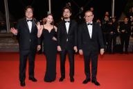 Na Hong-Jin, Kwak Do Won, Kunimura Jun, Chun Woo Hee attending the Goksung (The Strangers) Screening at the Palais Des Festivals in Cannes, France on May 18, 2016, as part of the 69th Cannes Film Festival. Photo by Lionel Hahn/Sipa