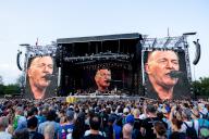 Bruce Springsteen performs live at Autodromo di Monza. (Photo by Mairo Cinquetti / SOPA Images/Sipa USA