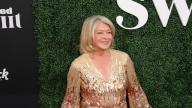 Martha Stewart walking the red carpet at the 2023 Sports Illustrated Swimsuit Issue Launch Party at Hard Rock Hotel Times Square in New York, NY on May 18, 2023. (Video by Efren Landaos/Sipa USA)                    