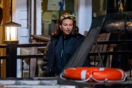 The show must go on. Michelle Keegan is seen filming Brassic the same day as the Queen her funeral. Michelle Keeagn was joined by fellow actors Lee Mack and Joe Gilgun while filming scenes for the newest season Pictured: Michelle Keegan Ref: 