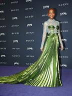 Actress Thuso Mbedo Stuns With Long, Flowing Green Gown at LACMA Art + Film Gala In Los Angeles Pictured: THUSO MBEDO Ref: SPL5500186 051122 NON-EXCLUSIVE Picture by: Tim Regas / SplashNews.com Splash News and Pictures USA: +1 310-525-5808 