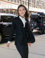 Keira Knightley has windy hair as arriving at the Drew Barrymore show in New York City Pictured: Keira Knightley Ref: SPL5530508 160323 NON-EXCLUSIVE Picture by: Santi / SplashNews.com Splash News and Pictures USA: +1 310-525-5808 London: 