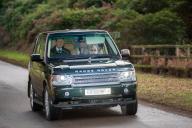NO UK PAPERS OR WEB/MAGS OK The Queen was seen this morning (Thurs) for the first time since Prince Andrew announced he wants to go before a jury to contest a claim of sexual assault. Her Majesty was driven away from Wood Farm on the Sandringham 