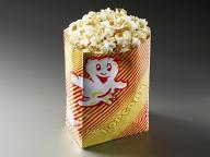 Popcorn in a paper bag