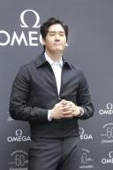 Yoo Ji-tae promotes for OMEGA watch in Seoul, Korea on 29th June, 2017.(China and Korea Rights Out)