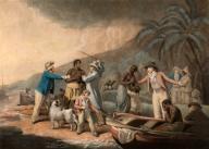 The Slave Trade , 1791, Historic, digitally restored reproduction from a 19th century original