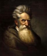 John Brown (9 May 1800-1859) was a US abolitionist who rebelled against slavery in the USA, Painting by Ole Peter Hansen Balling, Historical, digitally restored reproduction of a historical original