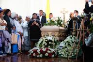 Colombian vice-president Francia Marquez takes part during the wake of Colombian senator for the political alliance (Pacto Historico) Piedad Cordoba, at Colombian congress in Bogota, Colombia, January 22, 2024