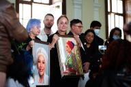 People take part during the wake of Colombian senator for the political alliance (Pacto Historico) Piedad Cordoba, at Colombian congress in Bogota, Colombia, January 22, 2024