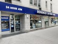 Ridgewood Savings Bank exterior with ATM, Manhattan, New York