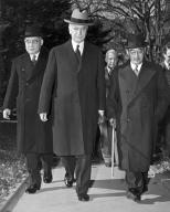 Washington D.C.: November 17, 1941. Saburo Kurusu, (right) Japan