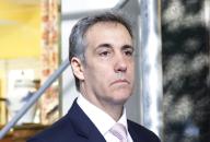 Michael Cohen, Former attorney for Donald Trump leaves his home before he testifies in Manhattan criminal court in former president Donald Trump