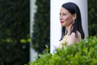 American actress Lucy Liu attends a reception celebrating Asian American, Native Hawaiian, and Pacific Islander Heritage Month in the Rose Garden of the White House in Washington DC on Monday, May, 13, 2024. Photo by Shawn Thew