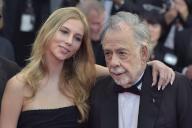 Romy Croquet Mars and American director Francis Ford Coppola attends the premiere of Megalopolis at the 77th Cannes Film Festival in Cannes, France on Thursday, May 16, 2024. Photo by Rocco Spaziani