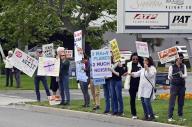 Local residents protest flight school