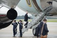 United States President Joe Biden boards Air Force One at Joint Base Andrews, Maryland, headed to Atlanta, Georgia to participate in campaign events, on Saturday, May 18, 2024. Photo by Chris Kleponis