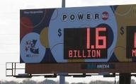The Powerball sign in St. Louis shows drivers on Highway 64 that the jackpot is now up to 1.6 Billion, a new record, in St. Louis on Friday, November 4, 2022. The November 5 drawing now has a cash value of $782.4 million. Photo by Bill Greenblatt