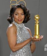 Angela Bassett appears backstage after winning the award for Best Supporting Actress in a Motion Picture award for "Black Panther: Wakanda Forever" during the 80th annual Golden Globe Awards at the Beverly Hilton in Beverly Hills, California on Tuesday, January 10, 2023. Photo by Jim Ruymen
