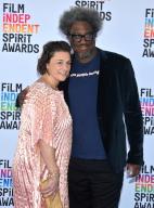 (L-R) Melissa Bell and W. Kamau Bell attend the 38th annual Film Independent Spirit Awards in Santa Monica, California on Saturday, March 4, 2023. Photo by Jim Ruymen