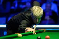VCG111412408370 EDINBURGH, SCOTLAND - NOVEMBER 29: Neil Robertson of Australia plays a shot during the first round match against Himanshu Jain of India on day two of the 2022 BetVictor Scottish Open at the Meadownbank Sports Centre on November 29, 2022 in Edinburgh, Scotland. (Photo by VCG