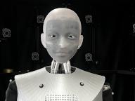 VCG111496293381 HEFEI, CHINA - MAY 15: A humanoid robot with human-like facial expressions is seen at a laboratory of the University of Science and Technology of China on May 15, 2024 in Hefei, Anhui Province of China. The humanoid robot is developed by Cao Rongyun and his team. (Photo by Chu Weiwei\/China News Service\/VCG