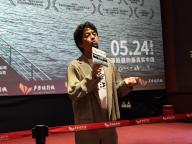 VCG111496814889 SUZHOU, CHINA - MAY 18: Japanese director Takeuchi Ryo attends the preview screening of the documentary 
