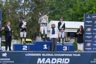 Global Champions Tour Madrid - Equestrian Featuring: A rider i Where: Madrid, Spain When: 19 May 2024 Credit: Oscar Gonzalez/WENN
