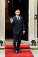 President Andrzej Duda of Poland arrives in Downing Street on Sunday 18th September 2022 to meet with the UK prime minister Liz