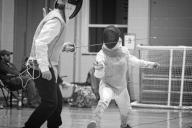 UNITED STATES - 04-19-2024: Out of Nowhere Fencing, offers instruction in the sport of fencing for all levels under the watchful eye of coach David Copeland. Classes are held in Maryland, Virginia and West Virginia. (Photo By Douglas Graham