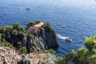 Italy, Capri, Villa Malaparte at Punta Masullo