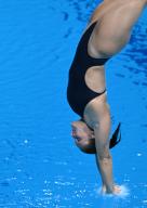 (240420) -- XI\'AN, April 20, 2024 (Xinhua) -- Chiara Pellacani of Italy competes during the women\'s 3m springboard final at the World Acquatics Diving World Cup 2024 Super Final in Xi\'an, northwest China\'s Shaanxi Province, April 20, 2024. (Xinhua\/Zou Jingyi