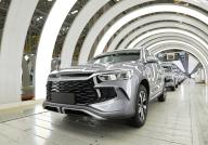 (240428) -- BEIJING, April 28, 2024 (Xinhua) -- This photo taken on April 24, 2024 shows a new energy vehicle (NEV) assembly line of BYD, China\'s leading NEV manufacturer, at the plant of BYD in Zhengzhou, central China\'s Henan Province. (Xinhua\/Li Jianan