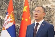 (240503) -- BELGRADE, May 3, 2024 (Xinhua) -- Chinese Ambassador to Serbia Li Ming speaks during an interview with Xinhua in Belgrade, Serbia, May 1, 2024. TO GO WITH "Interview: China-Serbia ties have become stronger over time, says Chinese envoy" (Xinhua