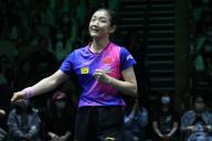 (240512) -- JEDDAH, May 12, 2024 (Xinhua) -- Chen Meng of China reacts after winning the women