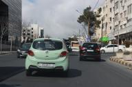 (240512) -- HEFEI, May 12, 2024 (Xinhua) -- A Chinese Chang\'an electric vehicle runs on a road in Amman, Jordan, on March 9, 2024. (Photo by Mohammad Abu Ghosh\/Xinhua