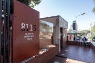 (240517) -- JOHANNESBURG, May 17, 2024 (Xinhua) -- This photo taken on May 17, 2024 shows the entrance of the Nelson Mandela National Museum in Soweto, South Africa. May 18 marks International Museum Day. The Nelson Mandela National Museum, commonly referred as Mandela House, is located in Soweto, southwest of Johannesburg, where Nelson Mandela lived from 1946 to 1962. (Photo by Shiraaz Mohamed/Xinhua