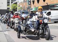 (240520) --TORONTO, May 20, 2024 (Xinhua) -- Dressed-up riders participate in the 2024 Distinguished Gentlemen