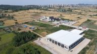 (240520) -- HUAINAN, May 20, 2024 (Xinhua) -- An aerial drone photo taken on May 20, 2024 shows the excavation site of the Wuwangdun tomb discovered in Huainan, east China