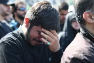 (240522) -- TEHRAN, May 22, 2024 (Xinhua) -- A man attends a memorial event held for Iran
