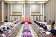 (240531) -- BEIJING, May 31, 2024 (Xinhua) -- Chinese Premier Li Qiang meets with Bahrain