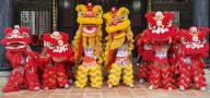 (240601) -- SHENZHEN, June 1, 2024 (Xinhua) -- Children practice lion dance in Shenzhen, south China