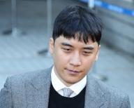 K-pop star convicted in sex, gambling case This file photo from Jan. 13, 2020, shows Seungri, a former member of K-pop boy band BIGBANG, leaving the Seoul Central District Court after a hearing. The 31-year-old whose real name is Lee Seung-hyun was sentenced to a three-year prison term by a military court on Aug. 12, 2021, on nine charges, including prostitution mediation and overseas gambling. (Yonhap)/2021-08-12 20:57:59/ < 1980-2021 YONHAPNEWS AGENCY. 